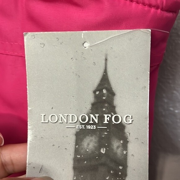 LONDON FOG Baby Classic Snow Bib Ski Snowsuit Pink 12 months NWT - Picture 8 of 11